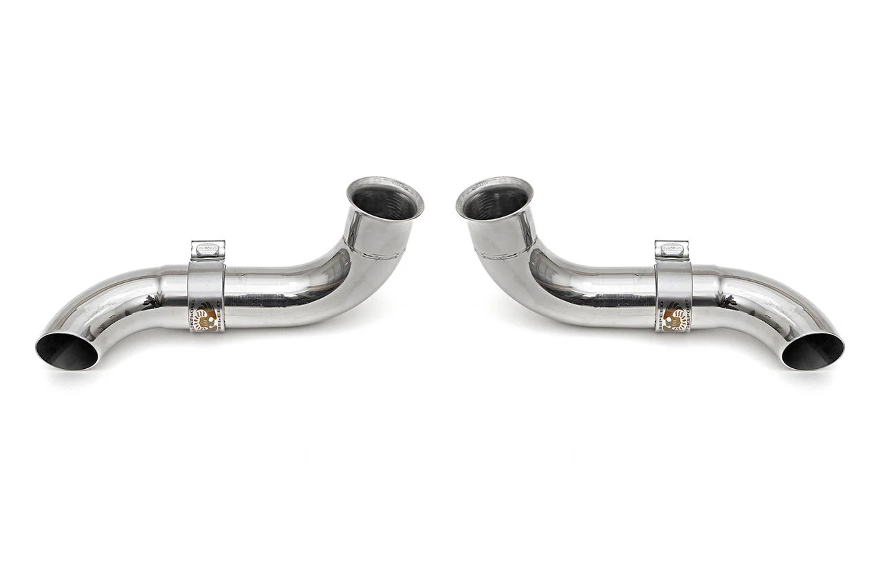 Fabspeed Porsche 996 GT3 Competition Muffler Outlets w/ Adjustable Turndowns