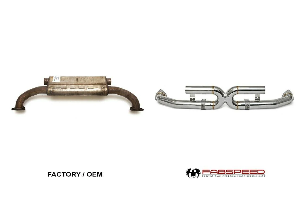 Fabspeed Porsche 997.2 Carrera Center Muffler Bypass X-Pipe (2009-2012) - Image 2