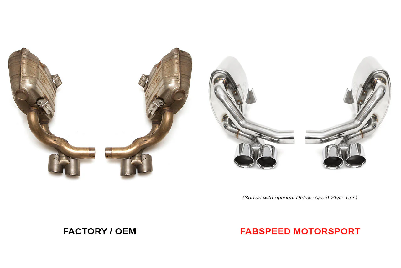 Fabspeed Porsche 997.2 Carrera Maxflo Performance Side Exhaust System (2009-2012) - Image 2