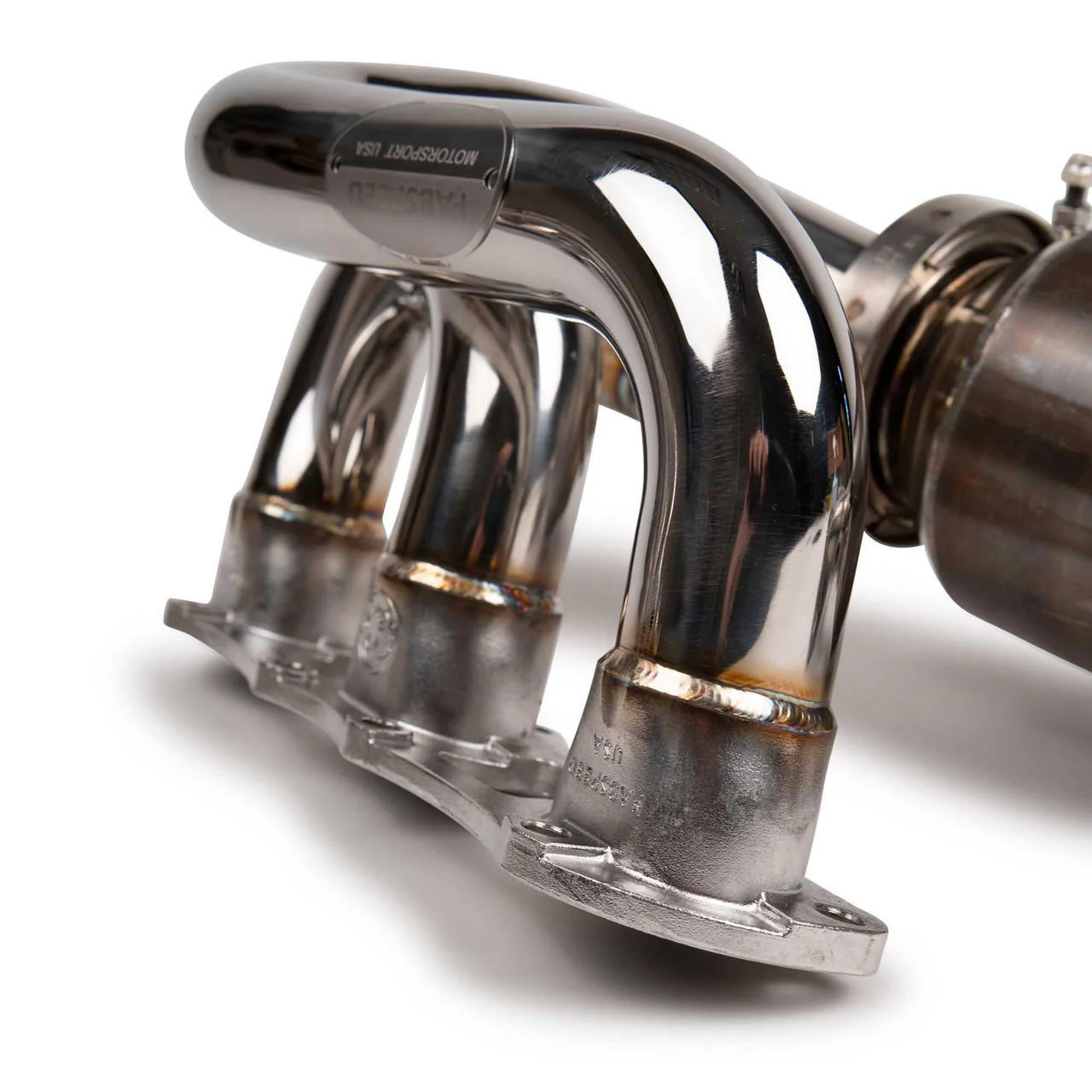 Fabspeed Porsche 997.2 Carrera RENNKRAFT® Modular Headers with HJS Catalytic Converters (2009-2011) - Image 5