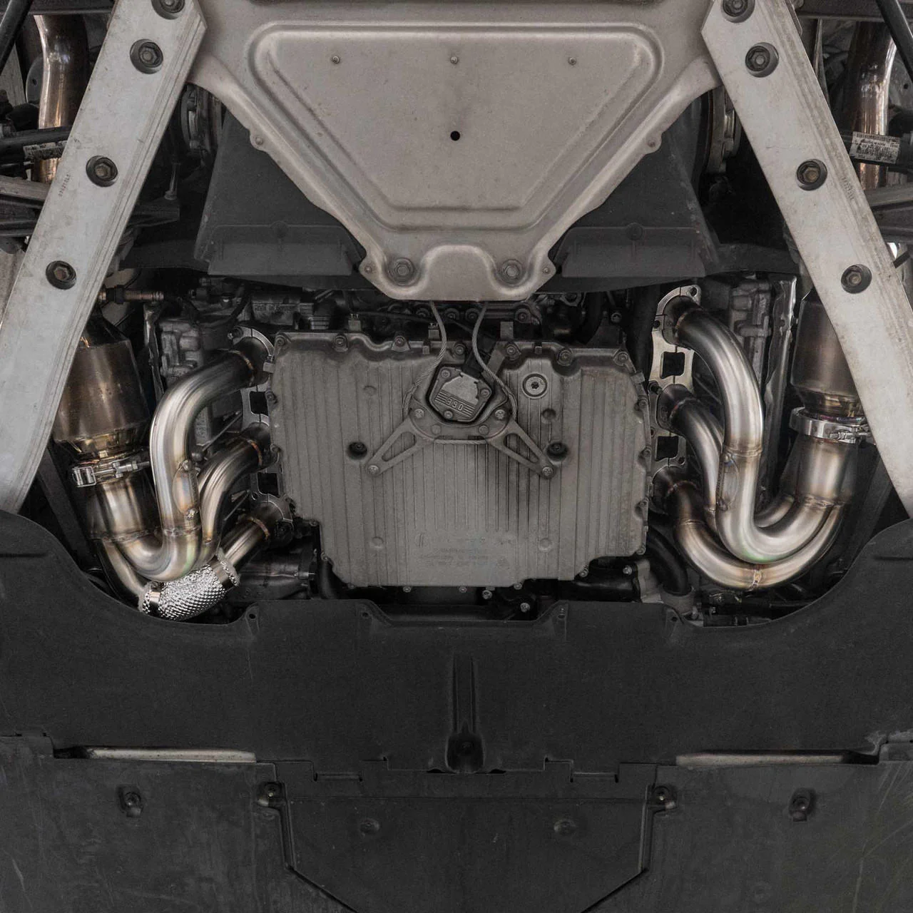 Fabspeed Porsche 997.2 Carrera RENNKRAFT® Modular Headers with HJS Catalytic Converters (2009-2011) - Image 8