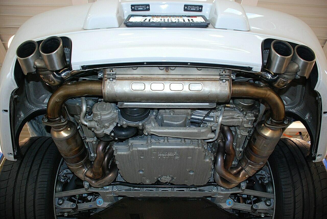 Fabspeed Porsche 997.2 Carrera Side Muffler Bypass Pipes (2009-2012) - Image 3