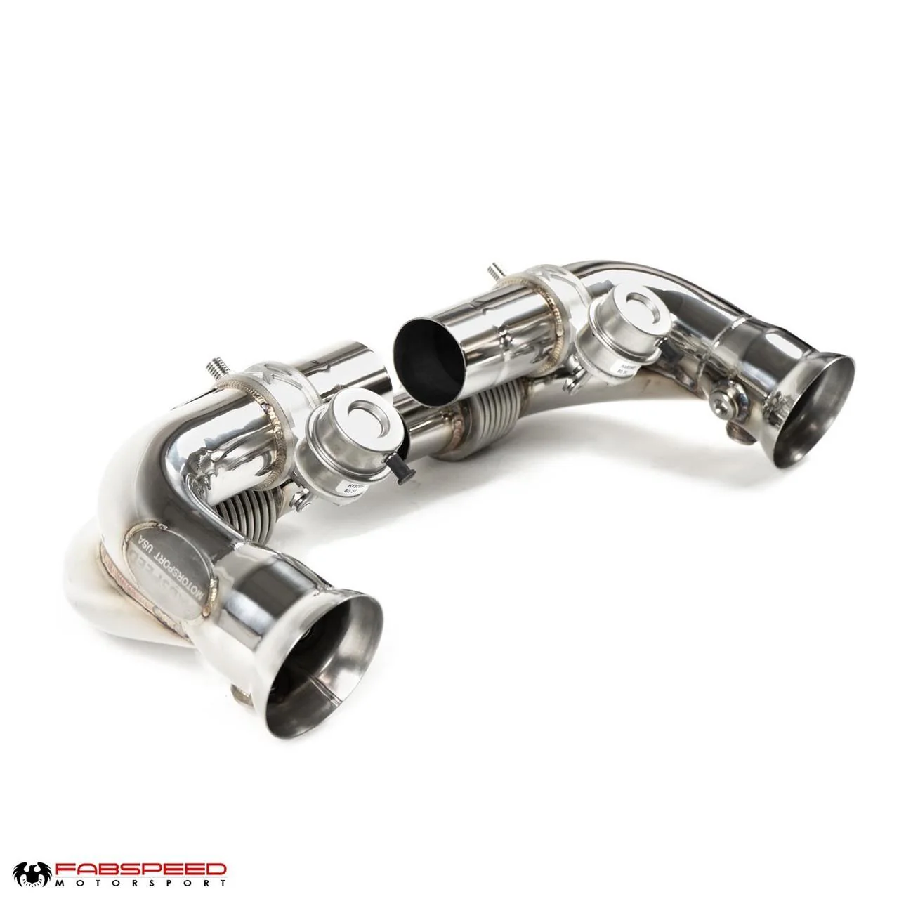 Fabspeed Porsche 997.2 GT3 / GT3 RS Side Muffler Bypass Pipes (2010-2011) - Image 6