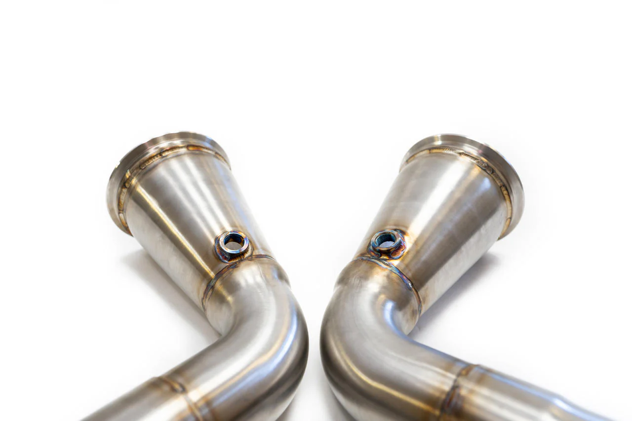 Fabspeed Porsche Cayenne GTS/Turbo link comp. Pipes (2019+) - Image 3