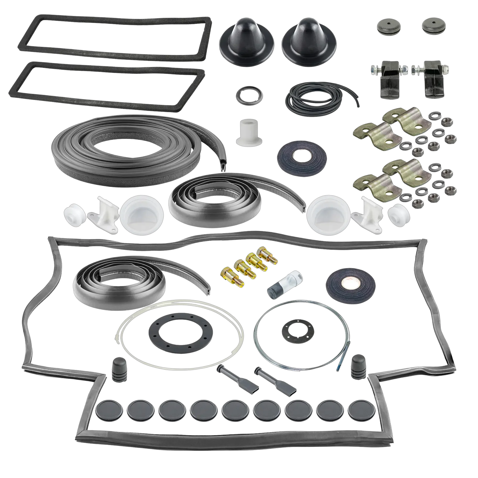 914Rubber Front and Rear Trunk Kit for 914 (1970-76)