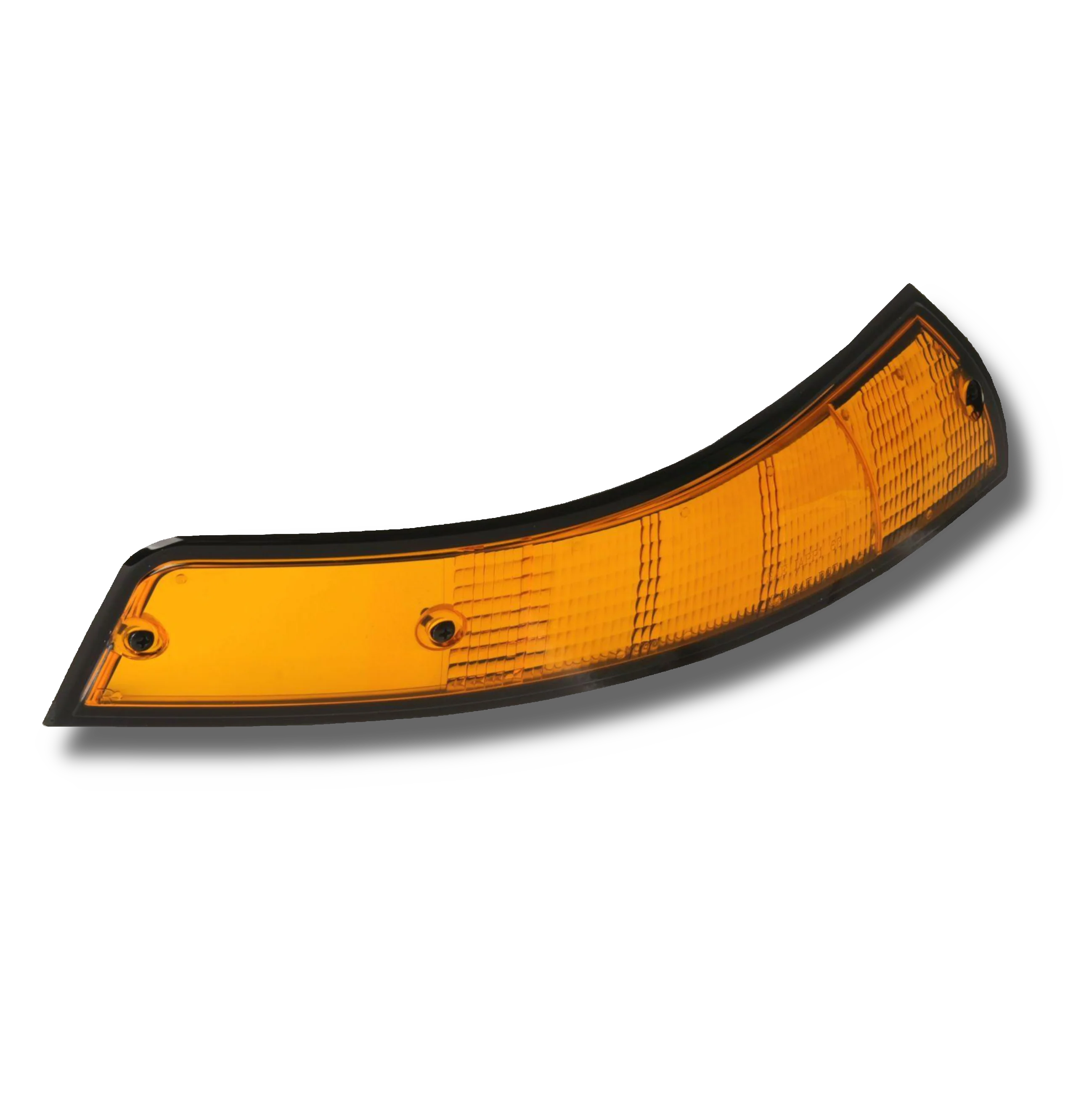 Front Right Amber USA Spec Turn Signal Lens w/ Black Trim for Porsche 911, 912 (1969-73)