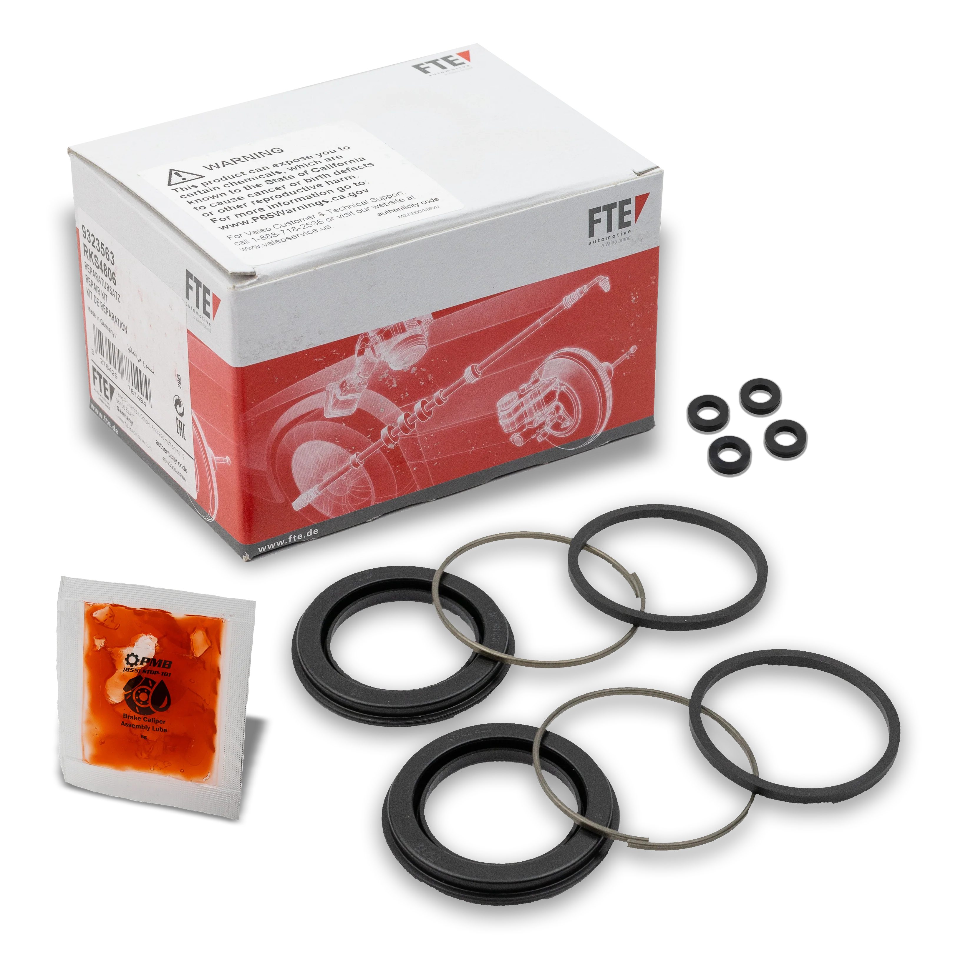 FTE 48mm Front Caliper Seal Kit for 1976 912E