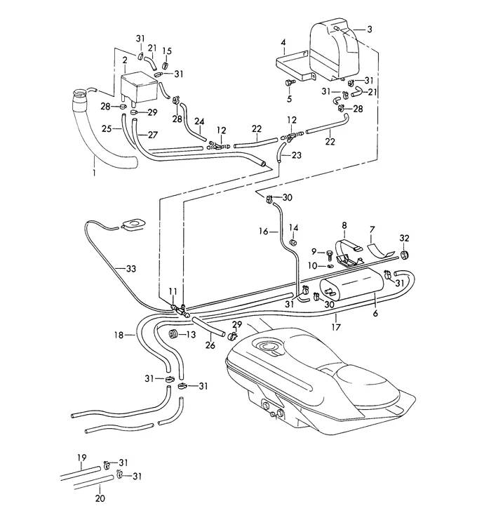 Fuel Expansion Tank for Porsche 911 (1970-73) - Image 2