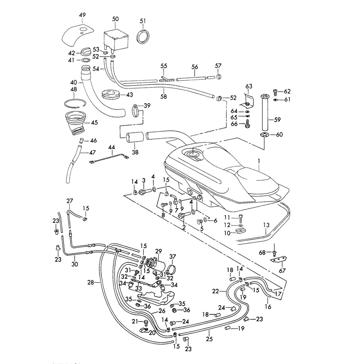 Fuel Filler Neck Sleeve for Porsche 911 912 and 930 (1965-89) - Image 2