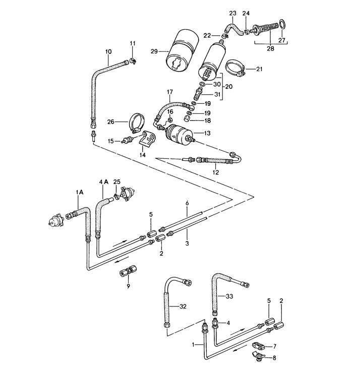 Fuel Hose for Porsche 944 1985-91 - Image 3