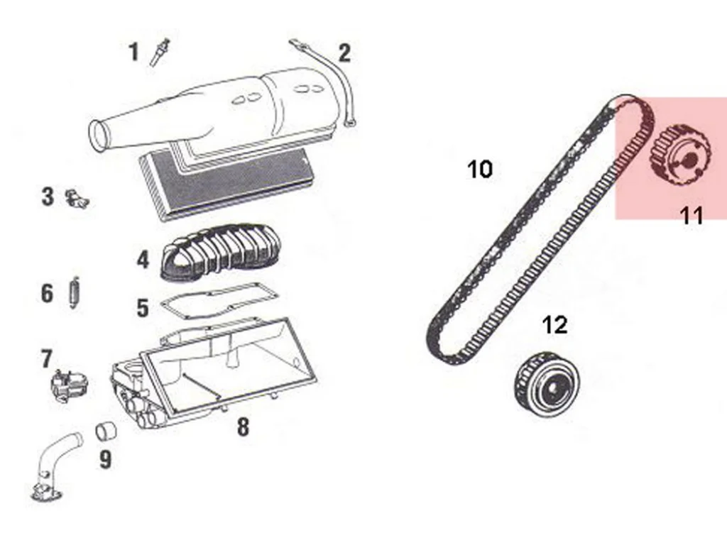 Fuel Injection Pump Drive Gear for Porsche 911 (1969-73) - Image 3