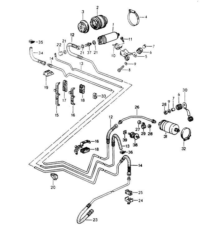 Fuel Pump for Porsche 911 (1989-98) and 928 (1980-86) - Image 3