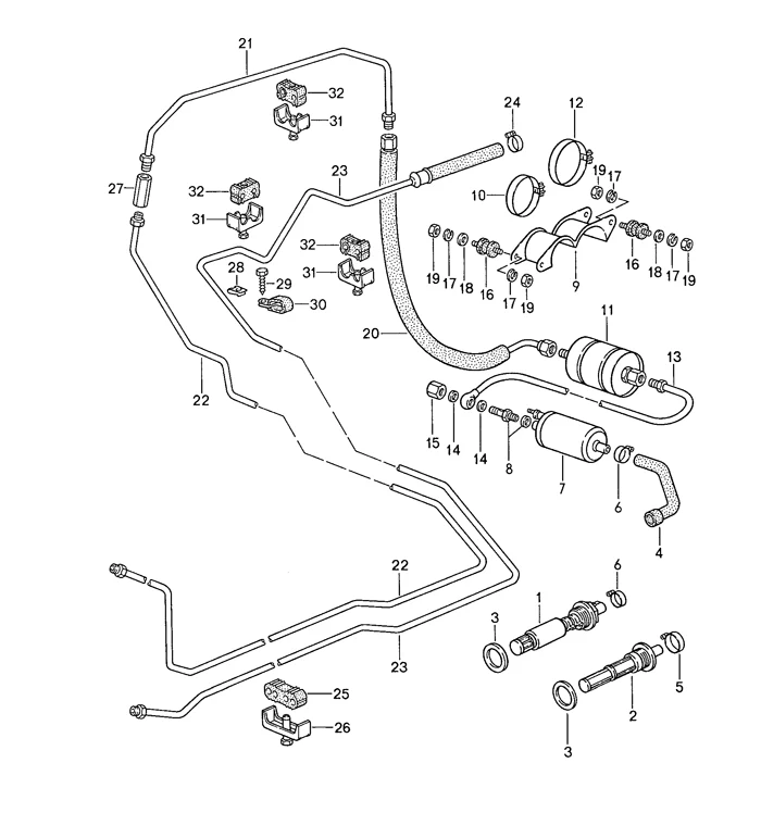 Fuel Pump for Porsche 911 (1989-98) and Porsche 928 (1987-98) - Image 3