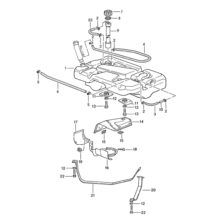 Fuel Tank Sending Unit for Porsche 944 (1985-91) and 968 (1992-95) - Image 2