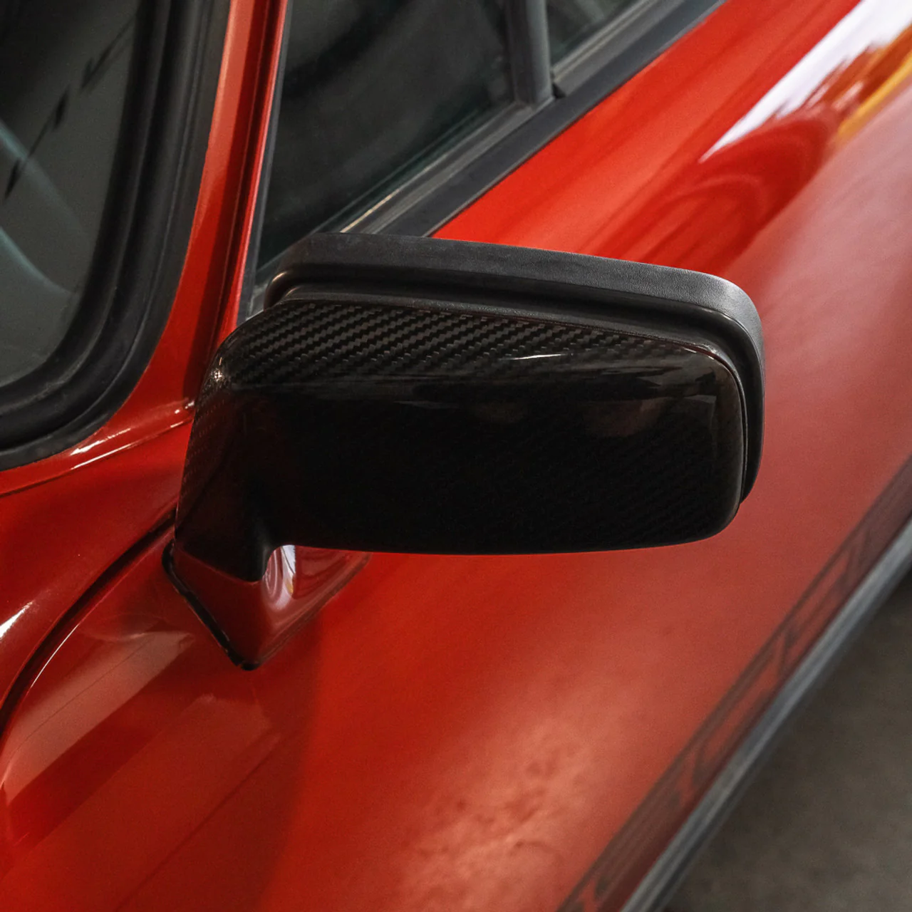 GBody Carbon Fiber Flag Mirrors - Image 7