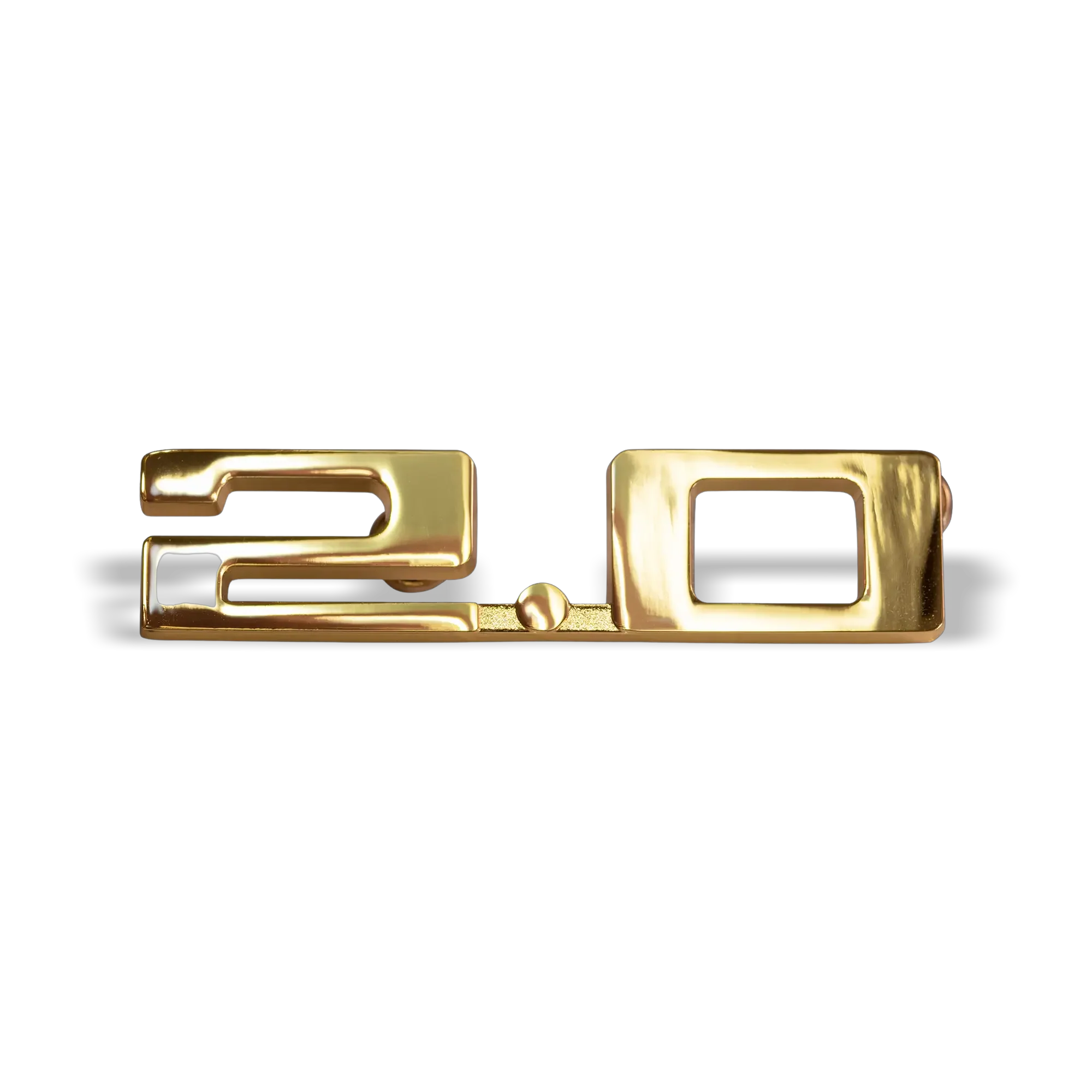 914Rubber Gold Metal 2.0 Insignia with Hardware for Porsche 914 (All years)