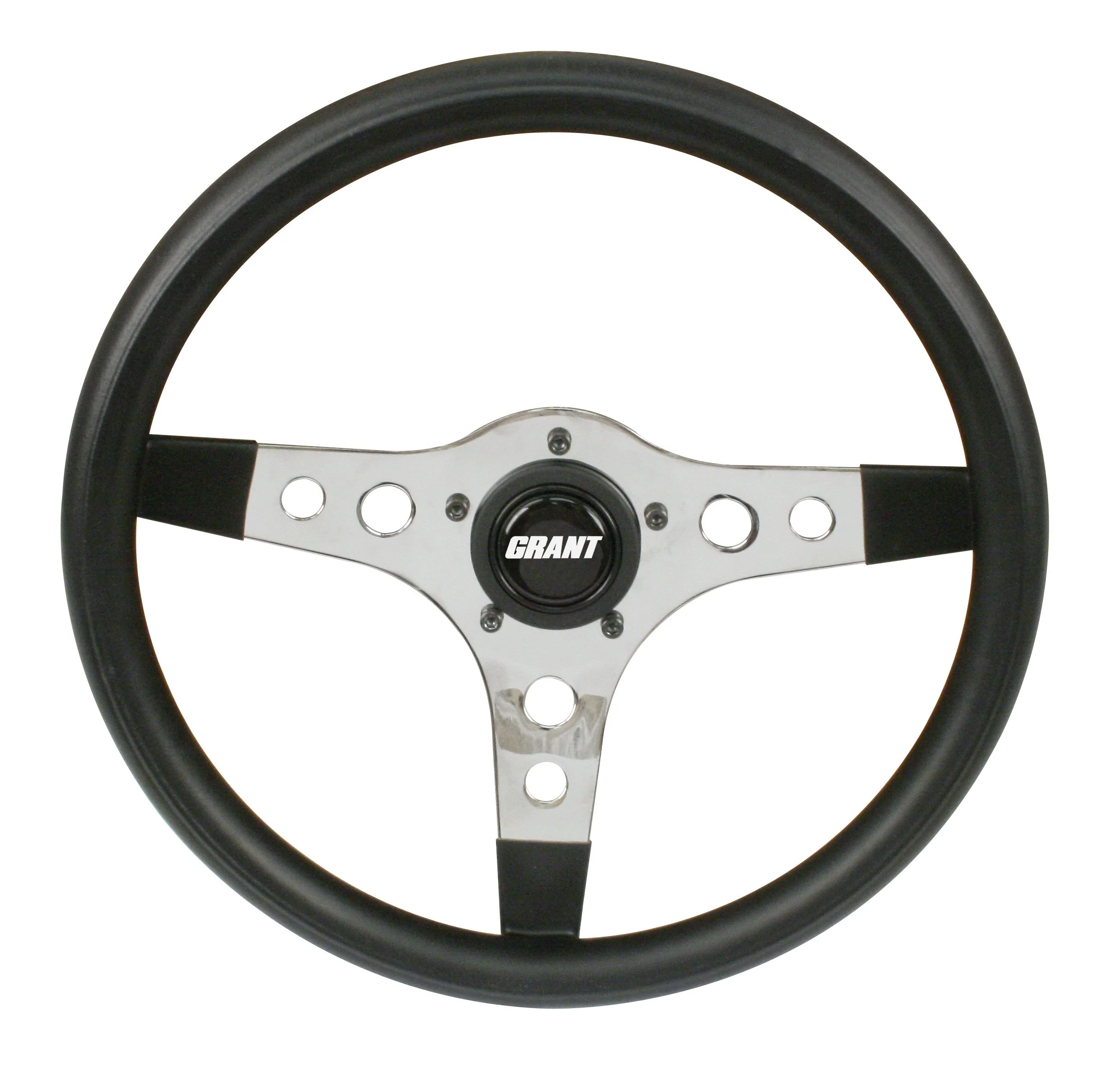 GT Sport Thick Foam, Chrome Spoke, 13" Dia., 3.50" Dish / 4 ⅛"