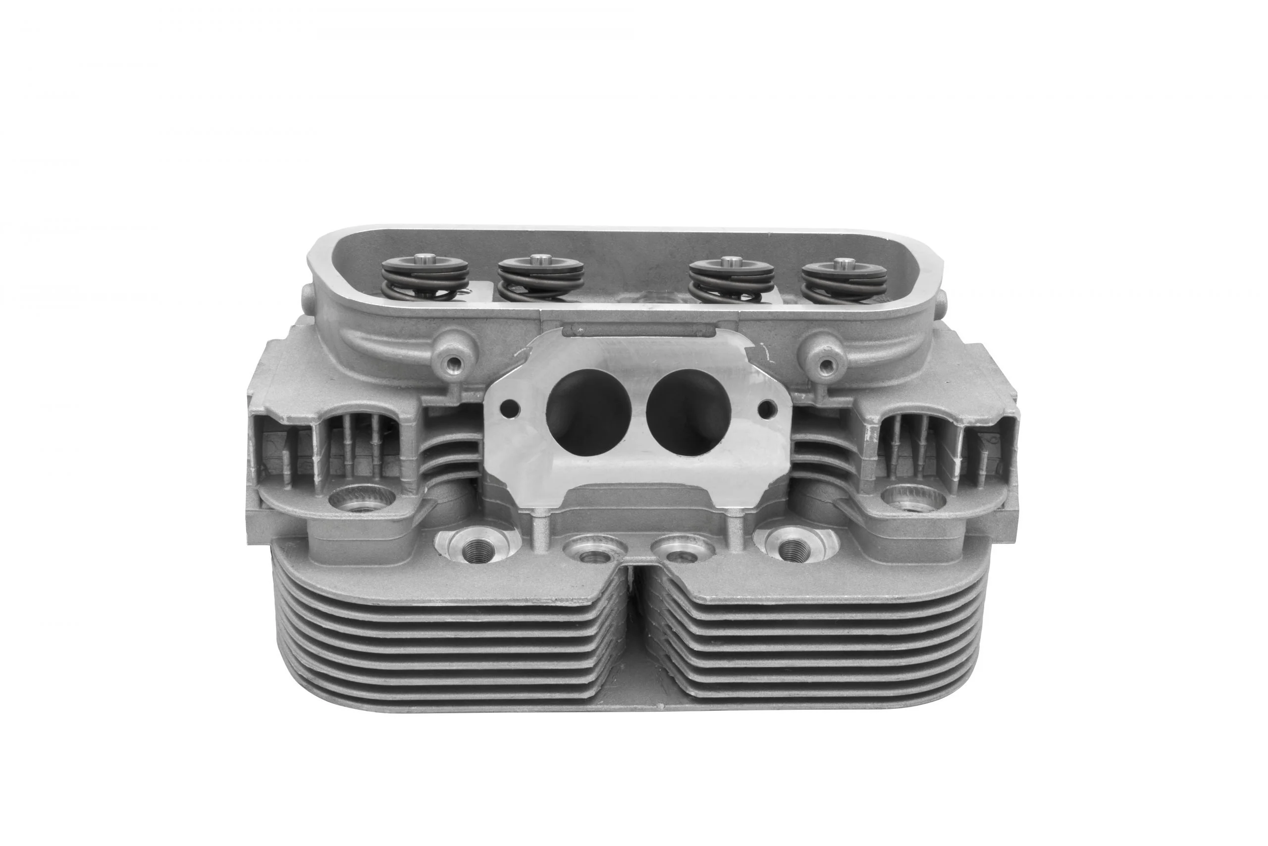 GTV-2 Dual Port Cylinder Head, 40 x 35.5 S/S Valves, Dual Valve, Springs for 85.5mm Bore, Complete w/ Performance Valve Job, Each
