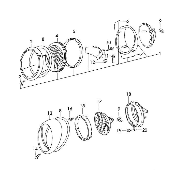 Headlight/Taillight Bucket Drain Tube for Porsche 911, 912 and 930 (1965-94) - Image 2