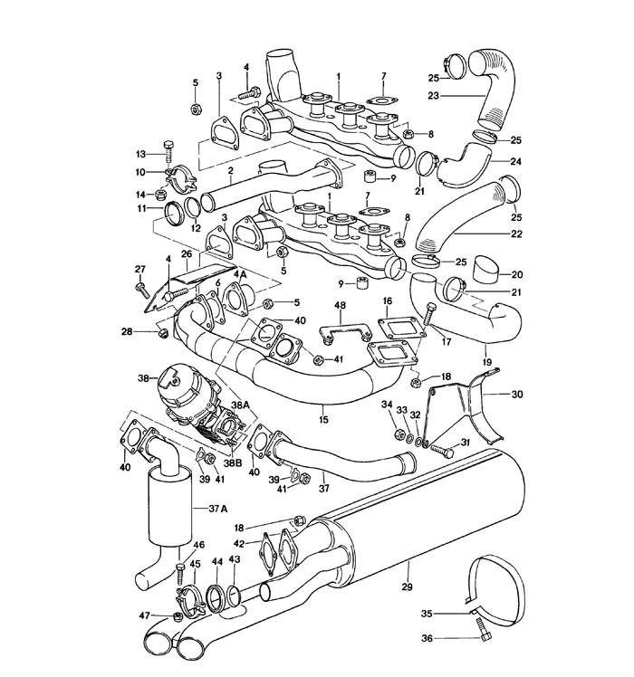 Hot Air Hose for Porsche 911 and 930 (1976-89) - Image 2