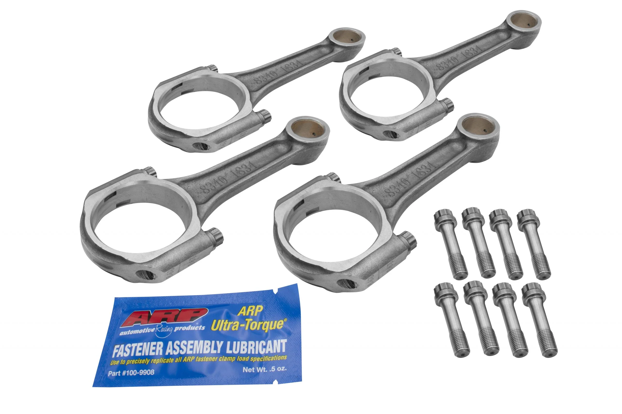 I-Beam Rod, 5.394", VW Journal 2.165" (ARP 3/8" Rod Bolts), Set of 4
