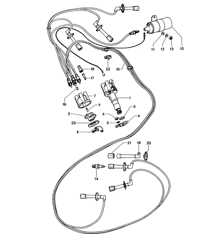 Ignition Wire Holder for Porsche 911 and 914-6 (1965-89) - Image 2