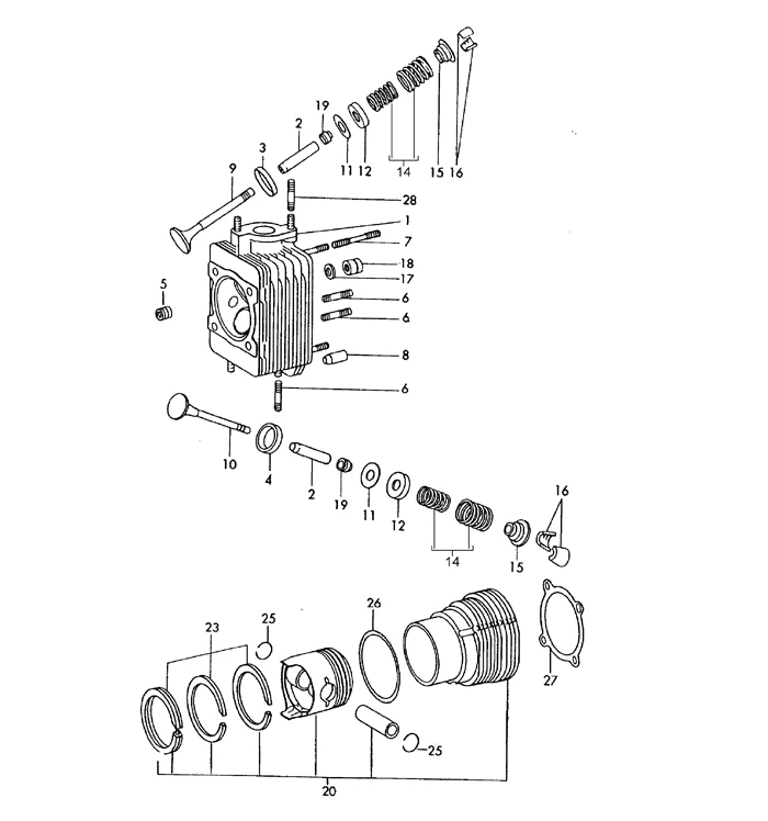 Late Style Large Cylinder Head Washer for Porsche 911, 930 (3.0-3.3L) (1978-89) - Image 2