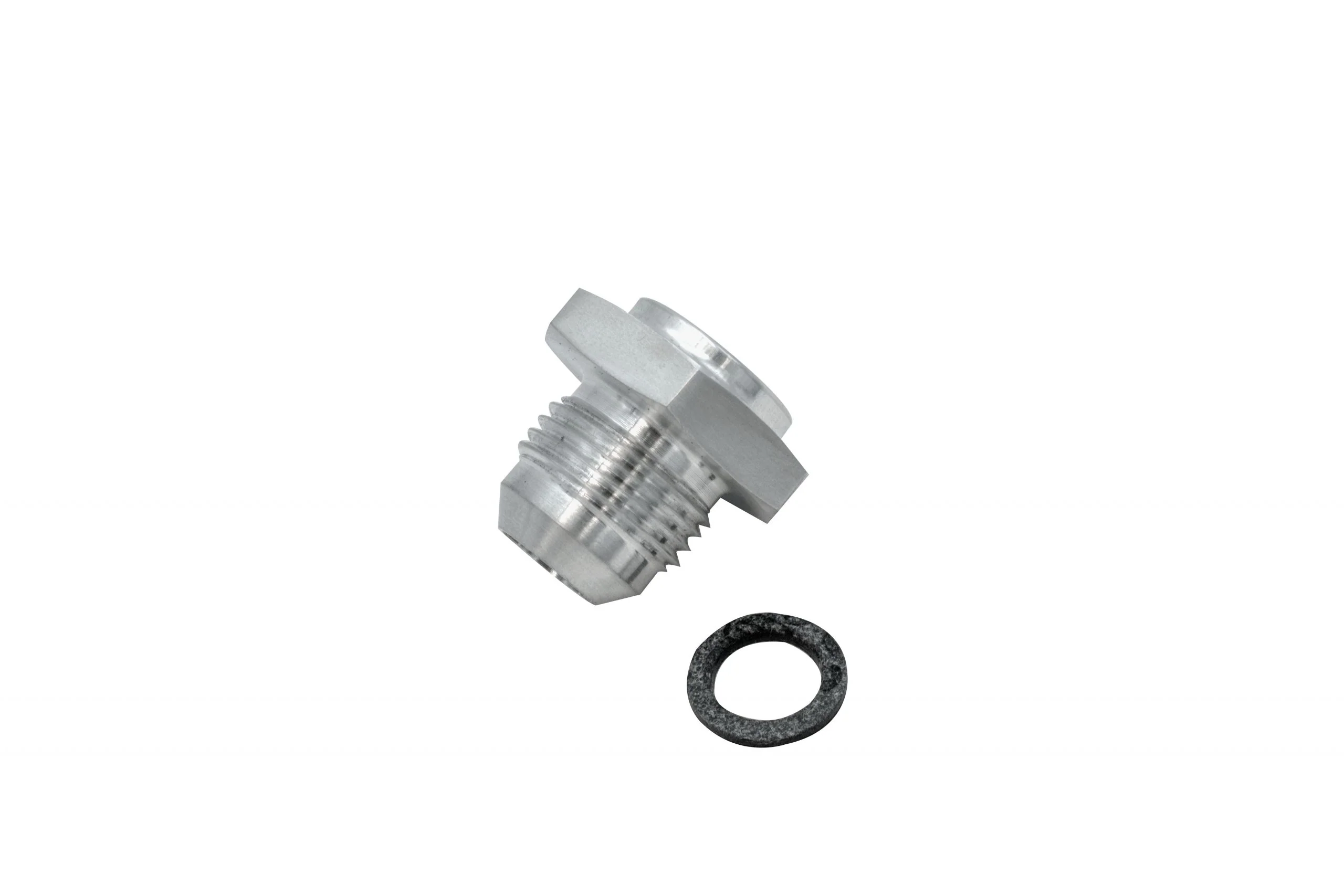Low Profile Fuel Tank 10 Adapter - Silver