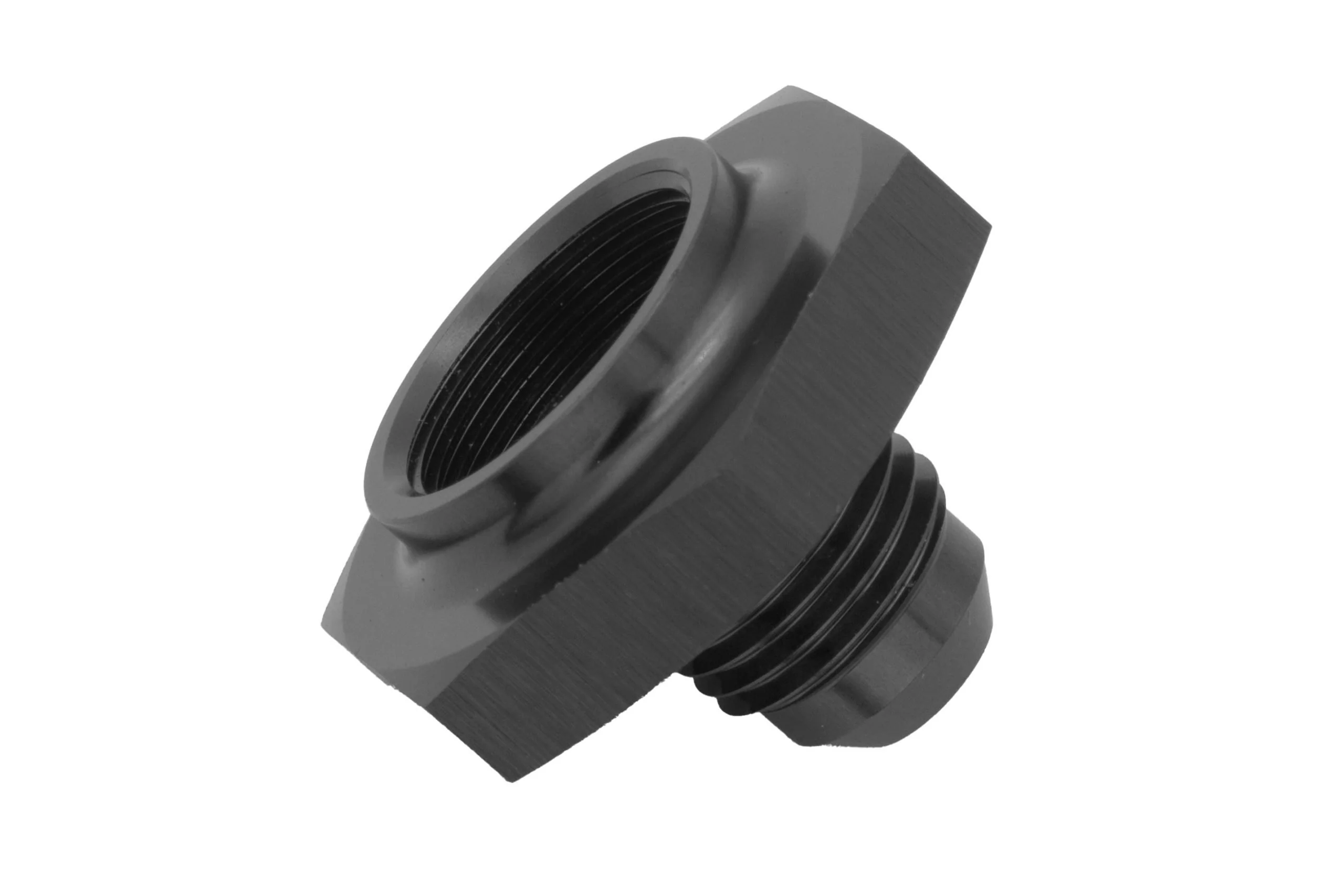 Low Profile Fuel Tank and 6 Adapter - Black