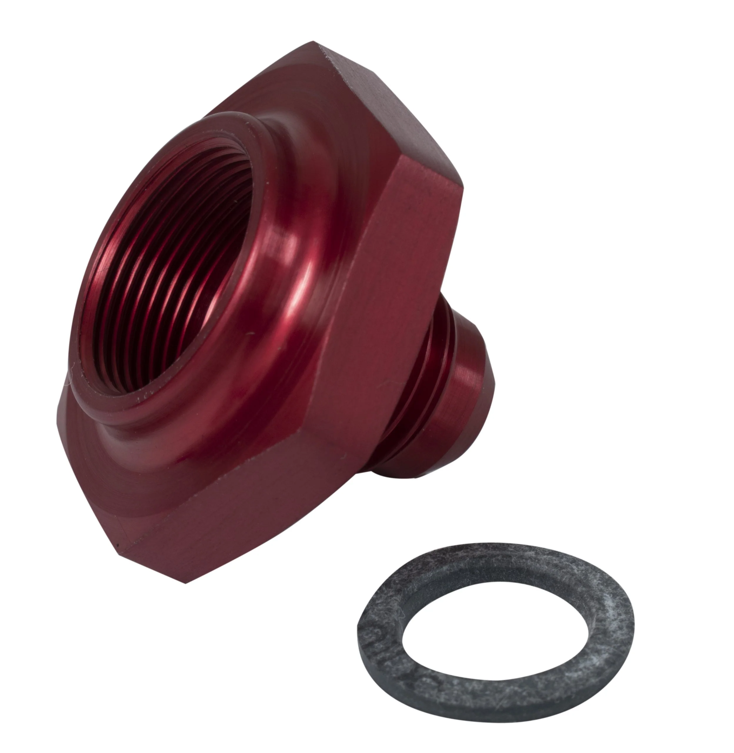 Low Profile Fuel Tank and 6 Adapter - Red