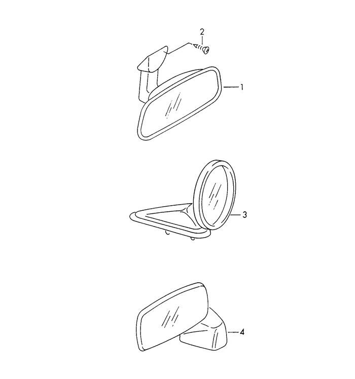 Mirror Base Gasket for Porsche 911, 912 (1965-72) - Image 2