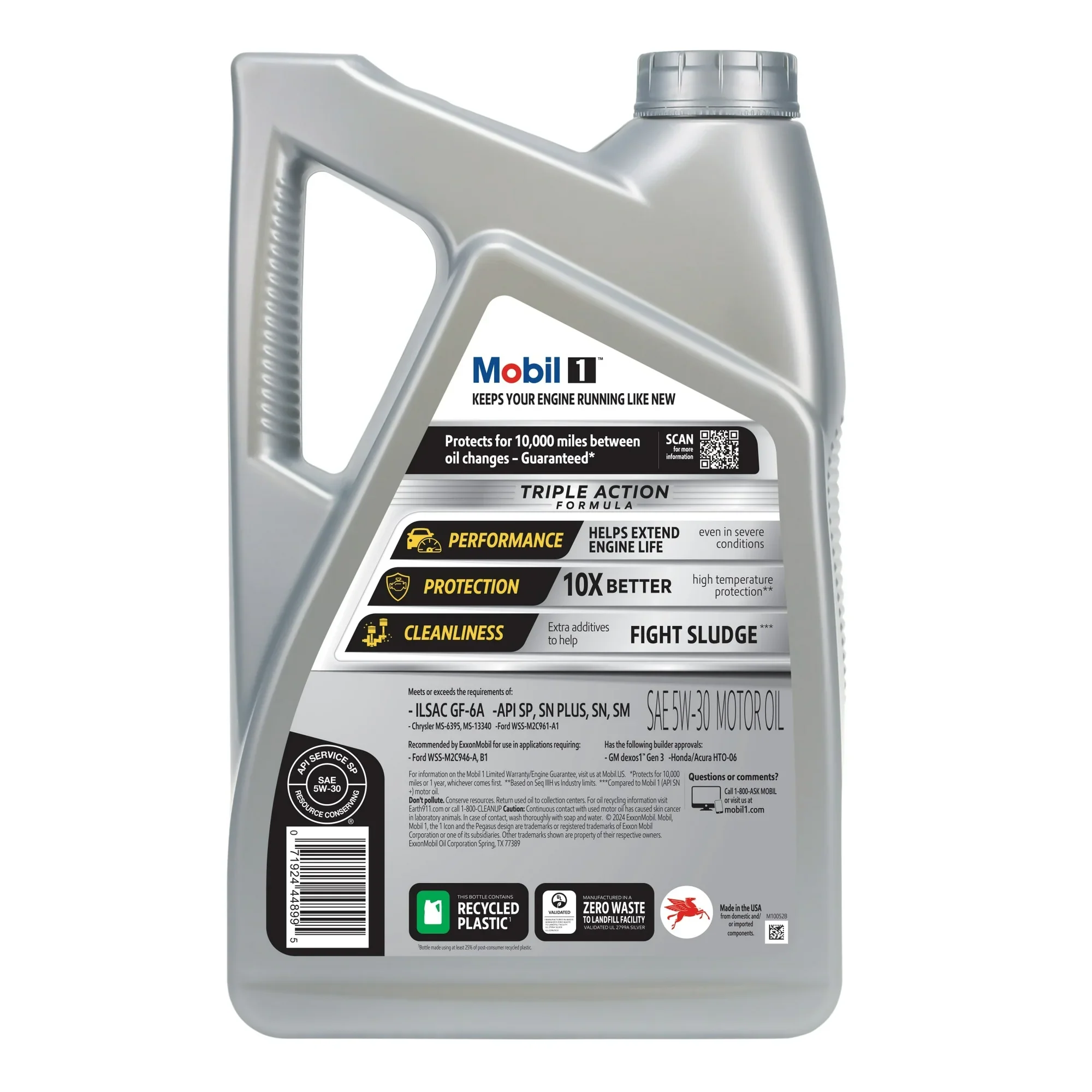 Mobil 1 advanced Full Synthetic Motor Oil 5 Quart for Porsche Cayenne (2007-10) - Image 2