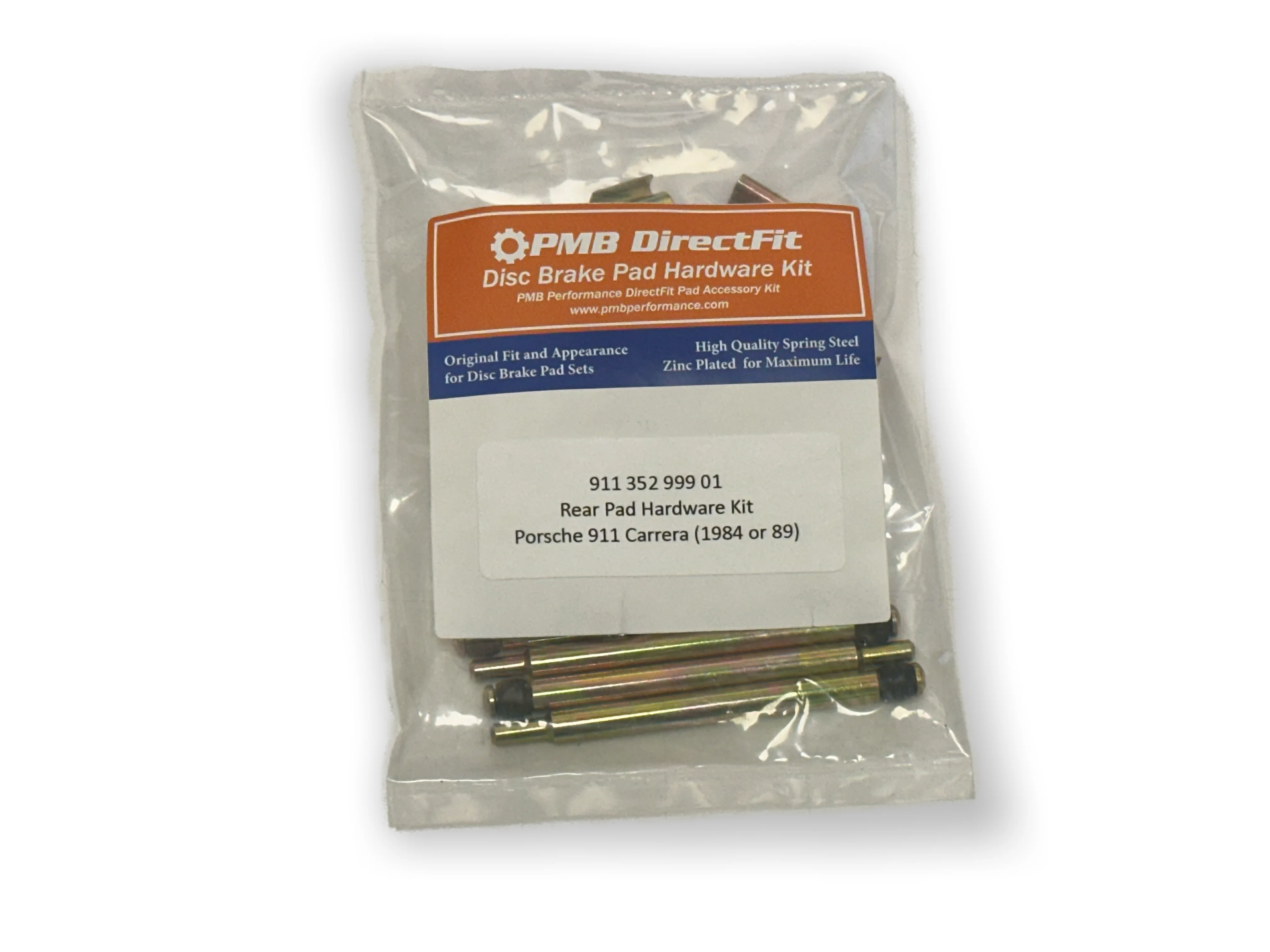 Porsche 911 Carrera Rear Pad Hardware Kits (1984-89) - Image 2