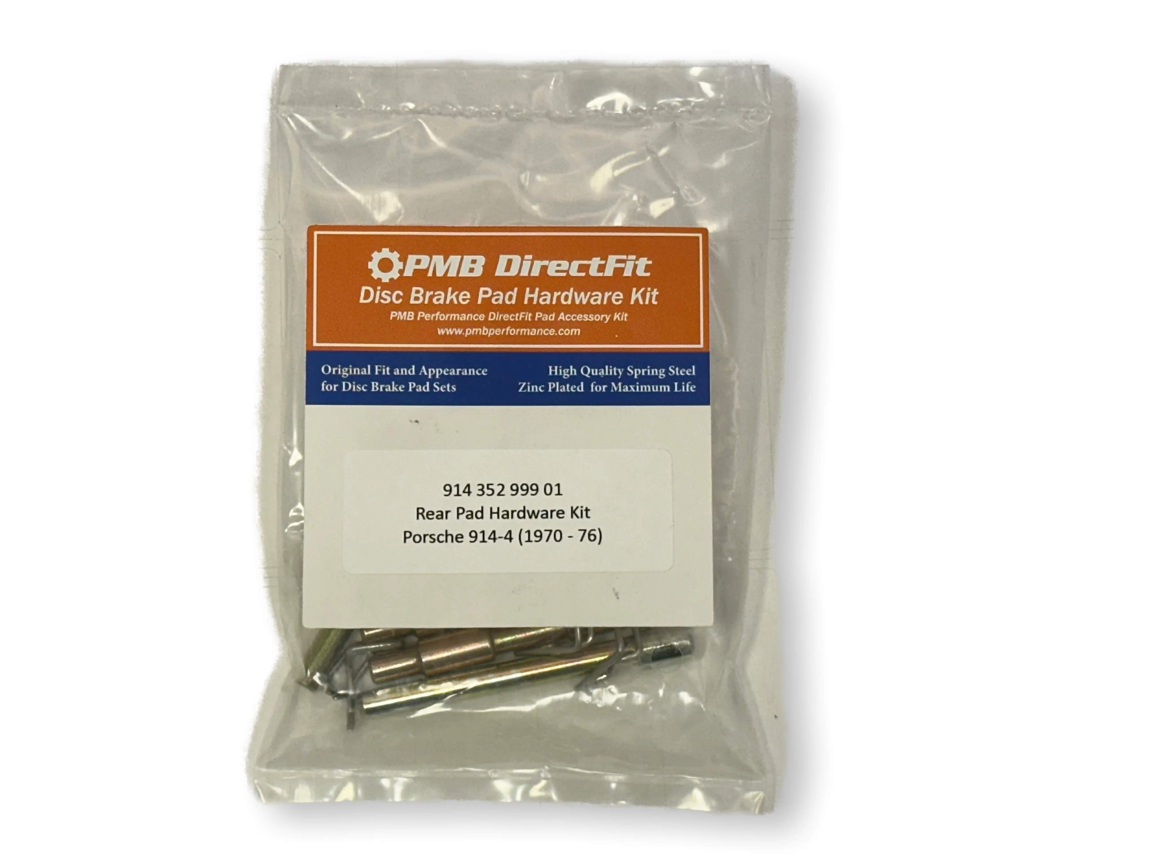 Porsche 914-4 Rear Pad Hardware Kits (1970-76) - Image 7