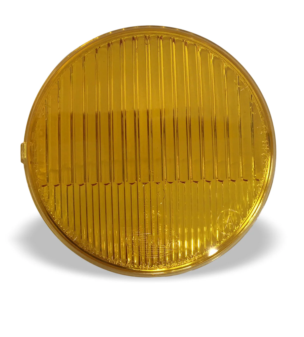 NOS Hella Yellow Fog Light Lens 1010269 for Porsche 911 (1969-73) and 914 (1970-76)