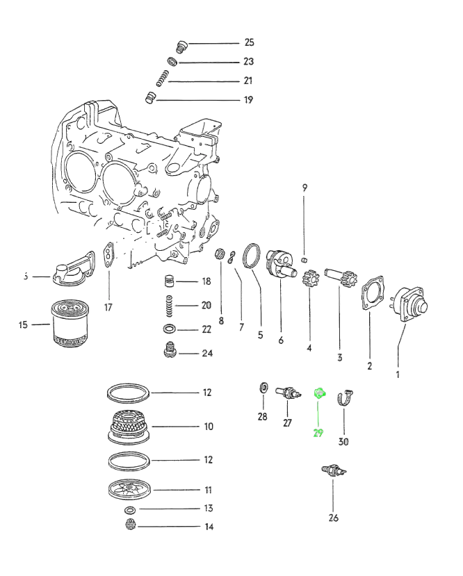 914Rubber Oil Temp Wiring Harness Grommet for Porsche 914 (1970-76) - Image 3