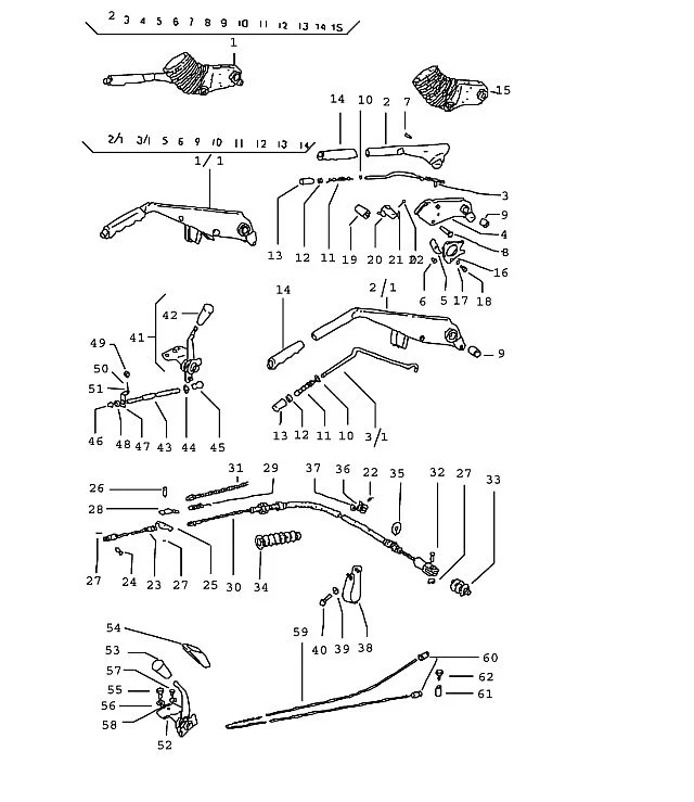 Parking Brake Cable - Right for Porsche 914-4/914-6 - Image 2