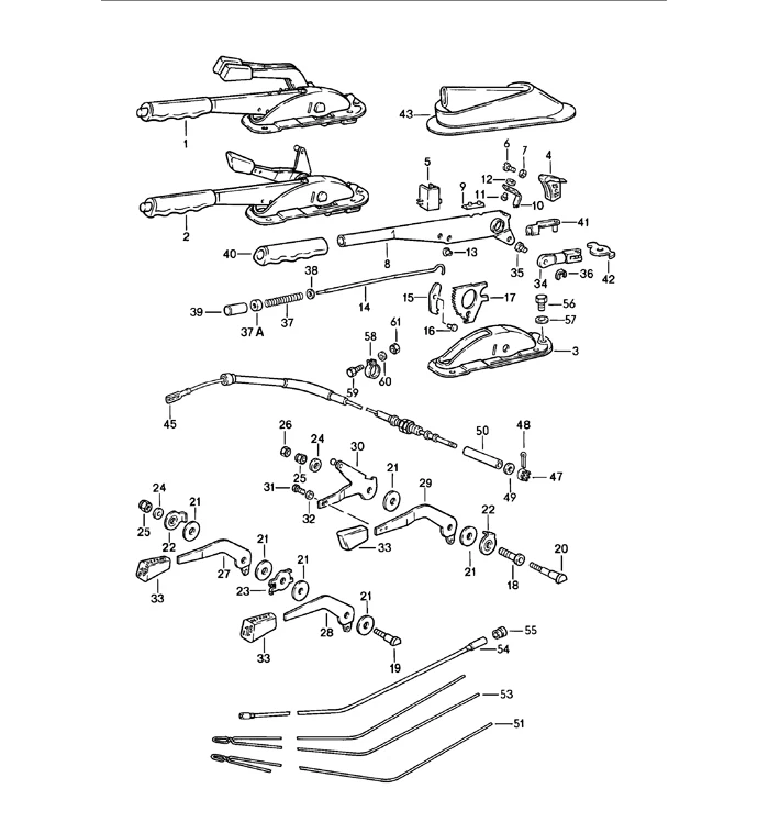 Parking Brake Cable Spacer Tube for Porsche 911, 912 (1965-89) - Image 2