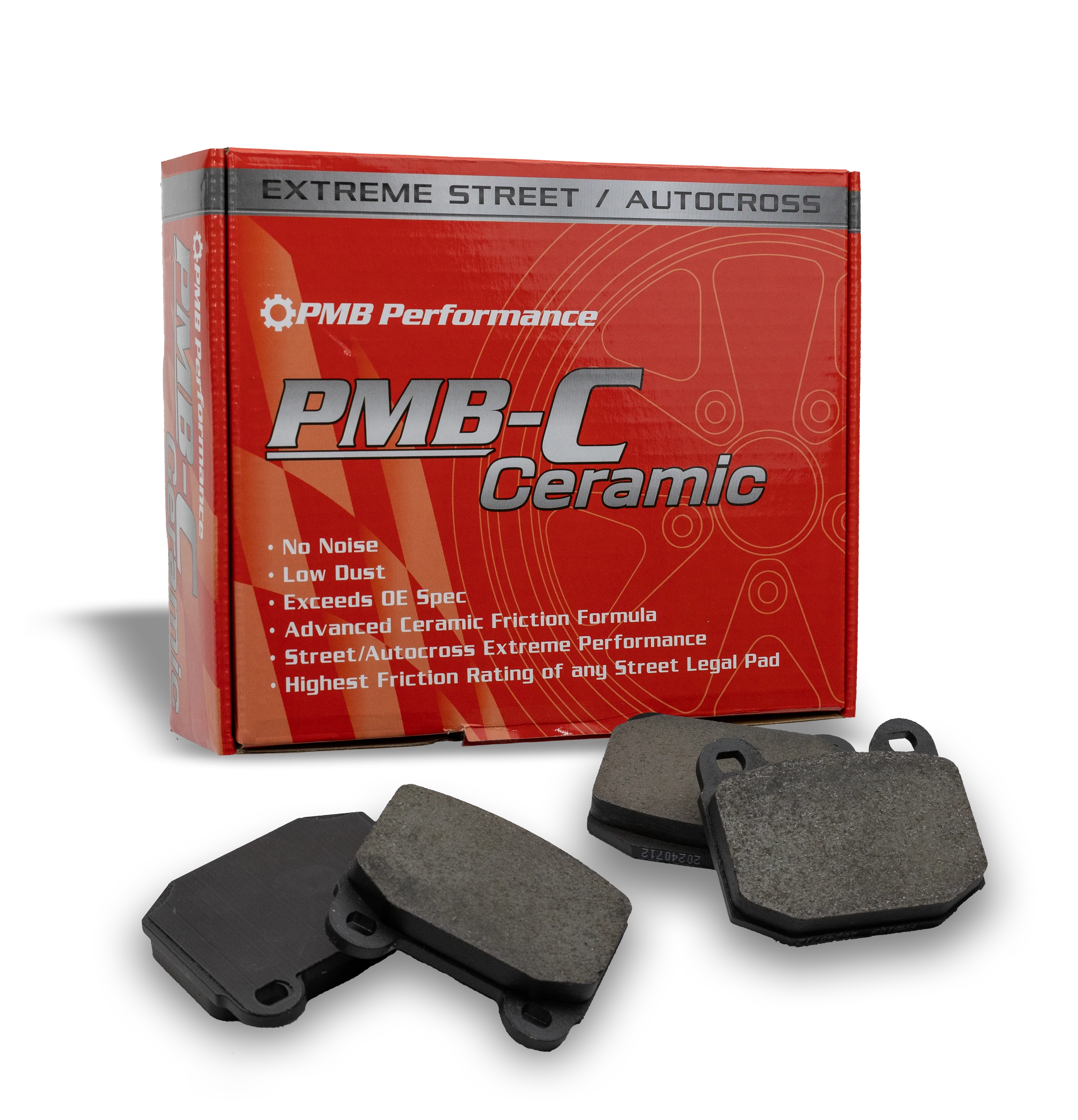 PMB-C Ceramic Pads for Aftermarket Brembo AM Front Calipers