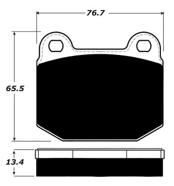 PMB-C Ceramic Pads for Aftermarket Brembo AM Front Calipers - Image 3