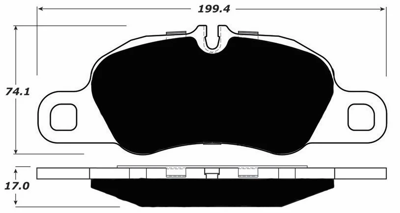 PMB-C Ceramic Front Pads for Porsche 981 Boxster/Cayman (2012-16) - Image 3