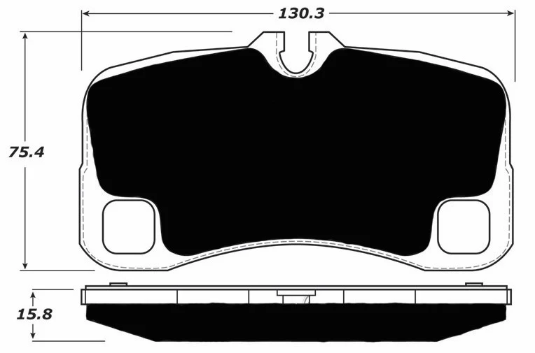 PMB-C Ceramic Pads for Porsche 997 3.6 Carrera (2009-2012) Rear - Image 3