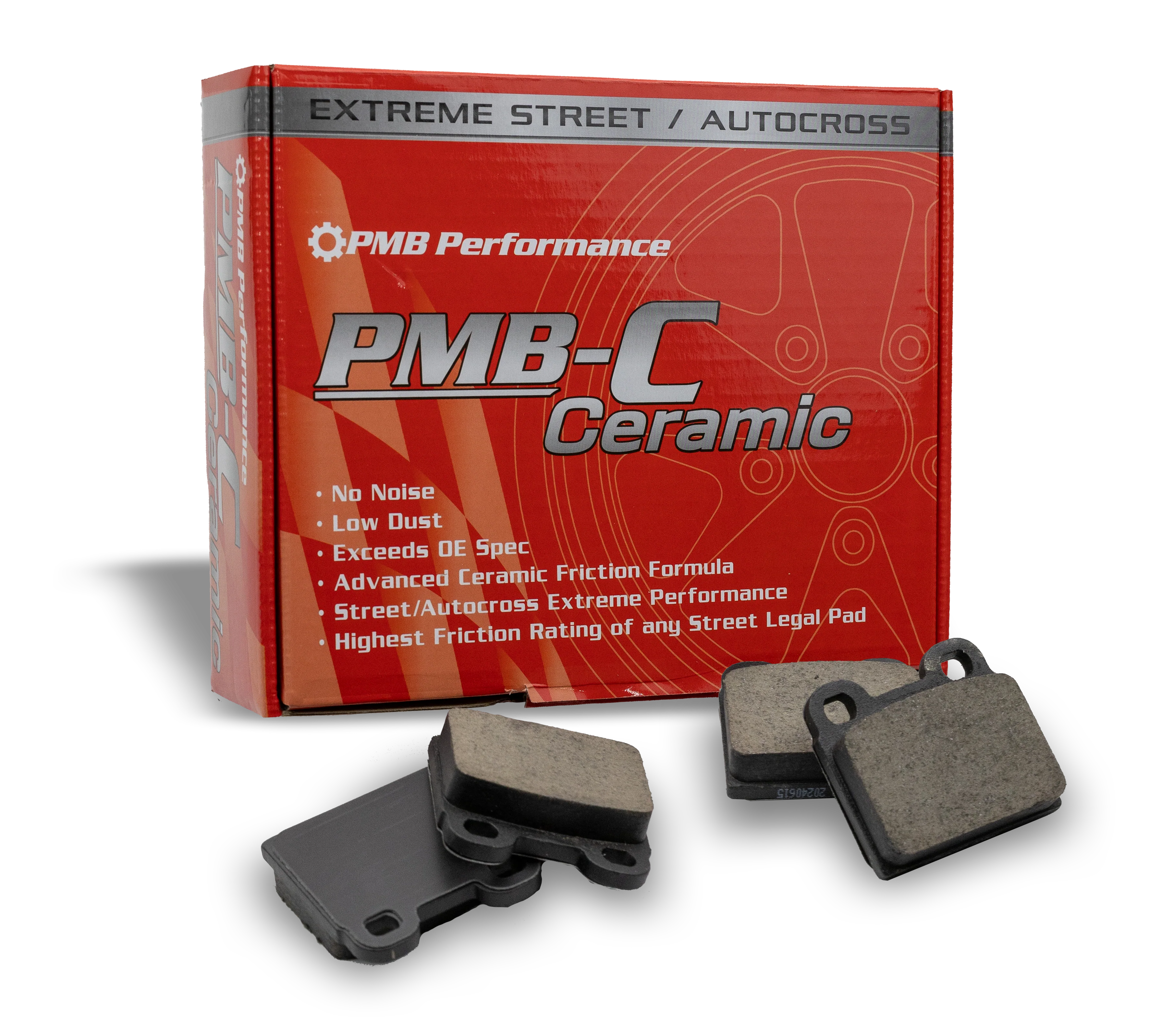 PMB-C Ceramic Pads for Porsche SWB 911/912 Rear Calipers (1964-1968)