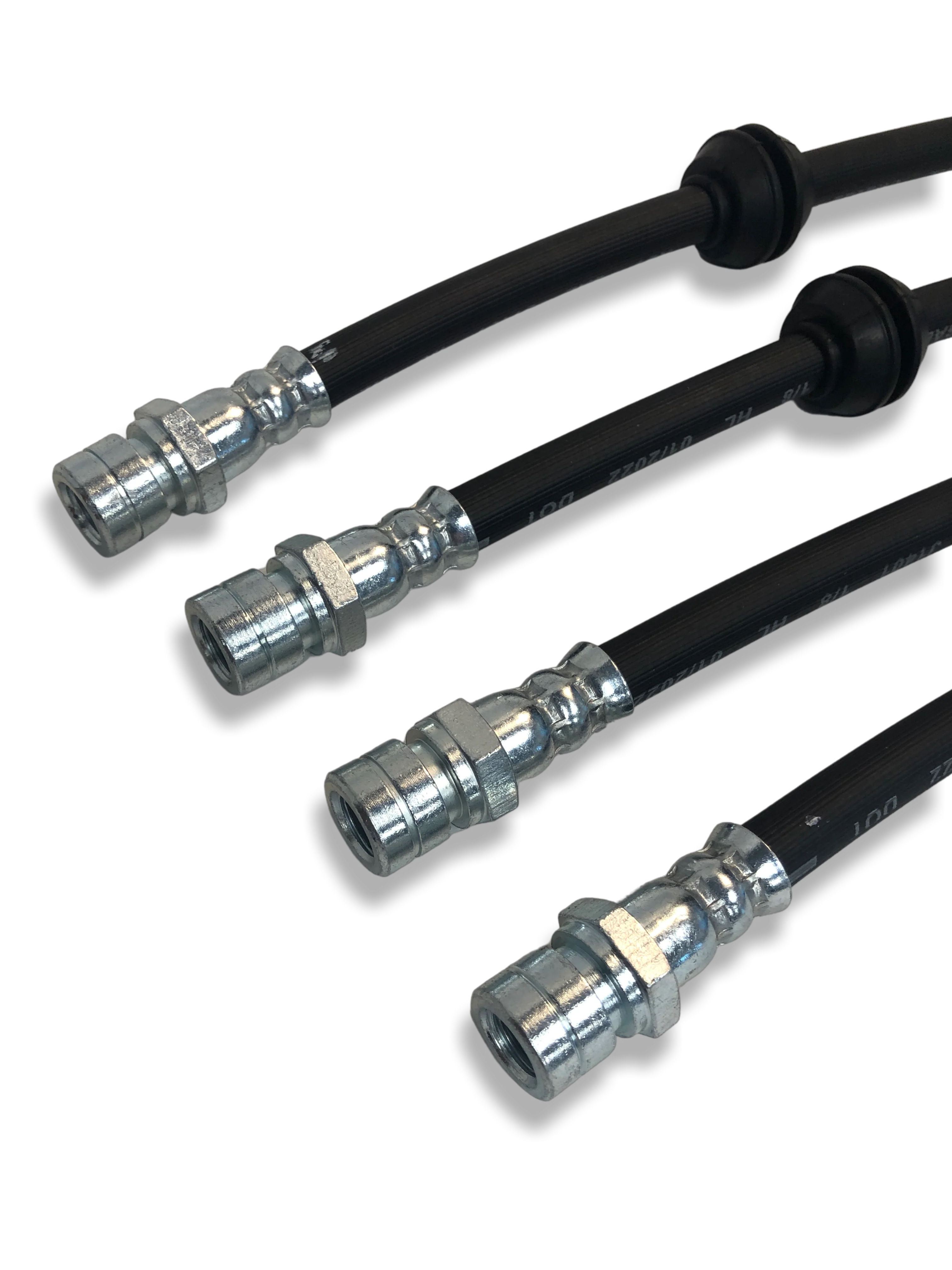 PMB Performance DirectFit Rubber Brake Lines - Set of 4 - 1976-89Porsche 924/944 - Image 3