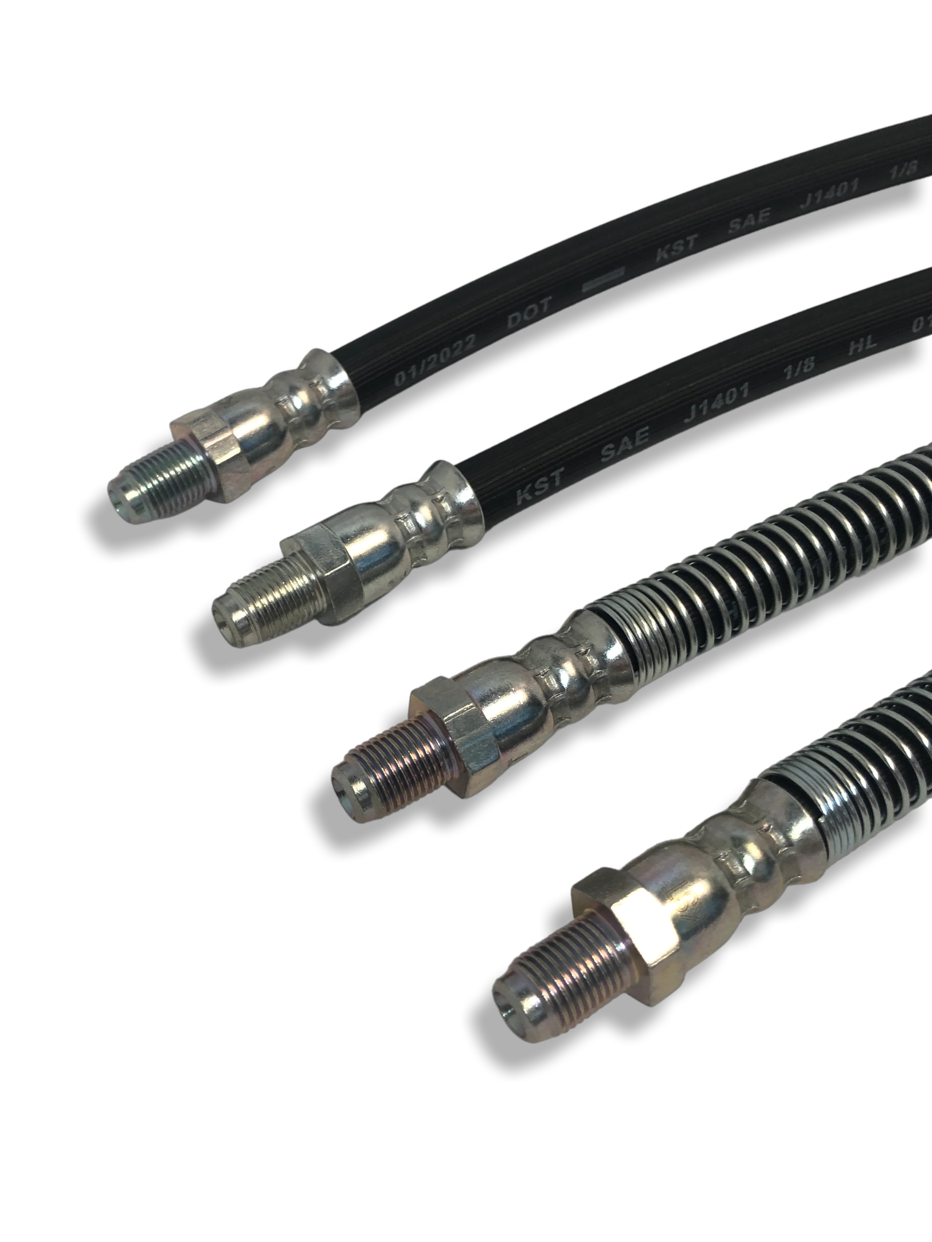 PMB Performance DirectFit Rubber Brake Lines - Set of 4 - 1978-86 Porsche 928 - Image 3