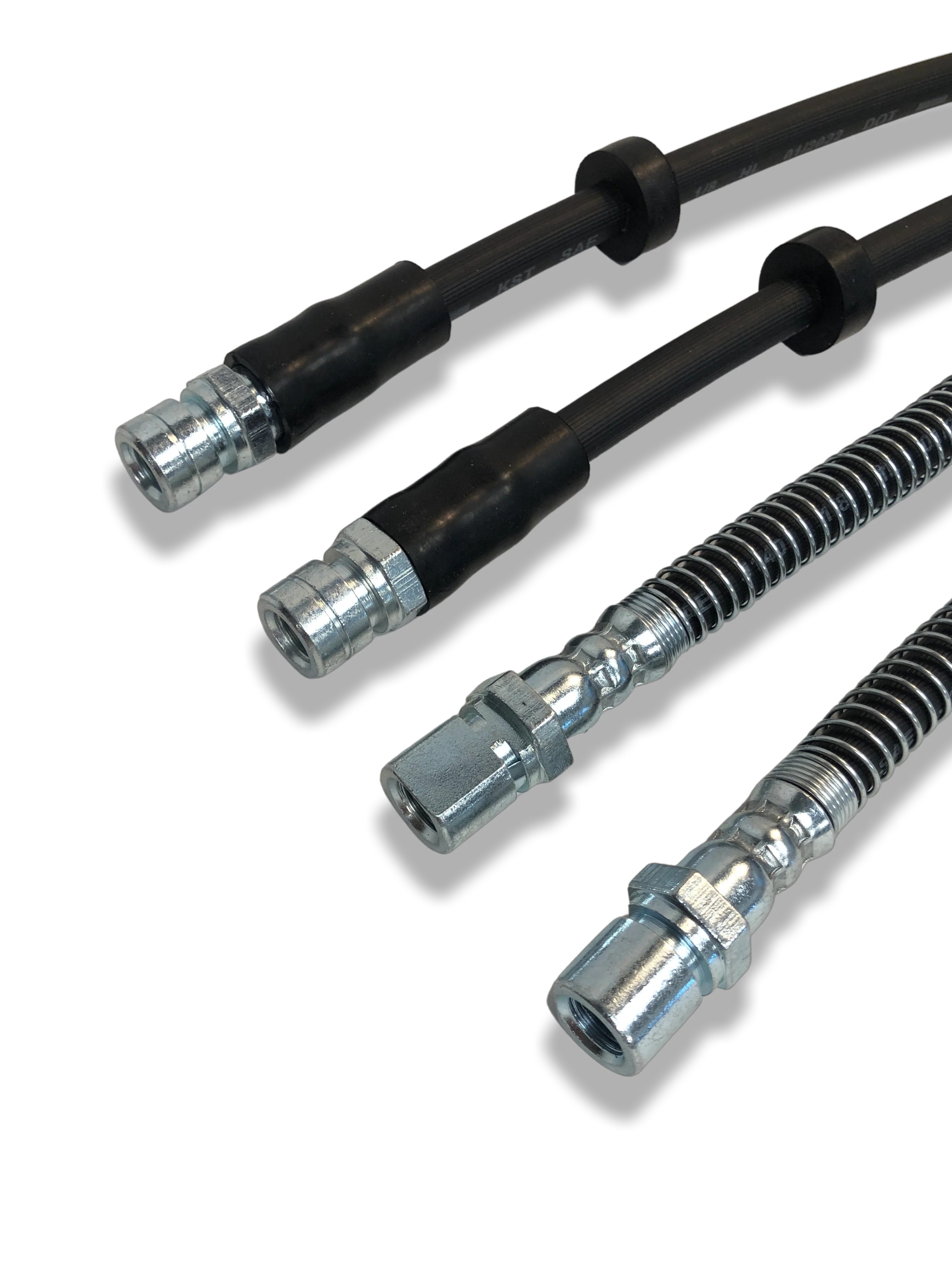 PMB Performance DirectFit Rubber Brake Lines - Set of 4 - 1994-96 Porsche 993 - Image 3