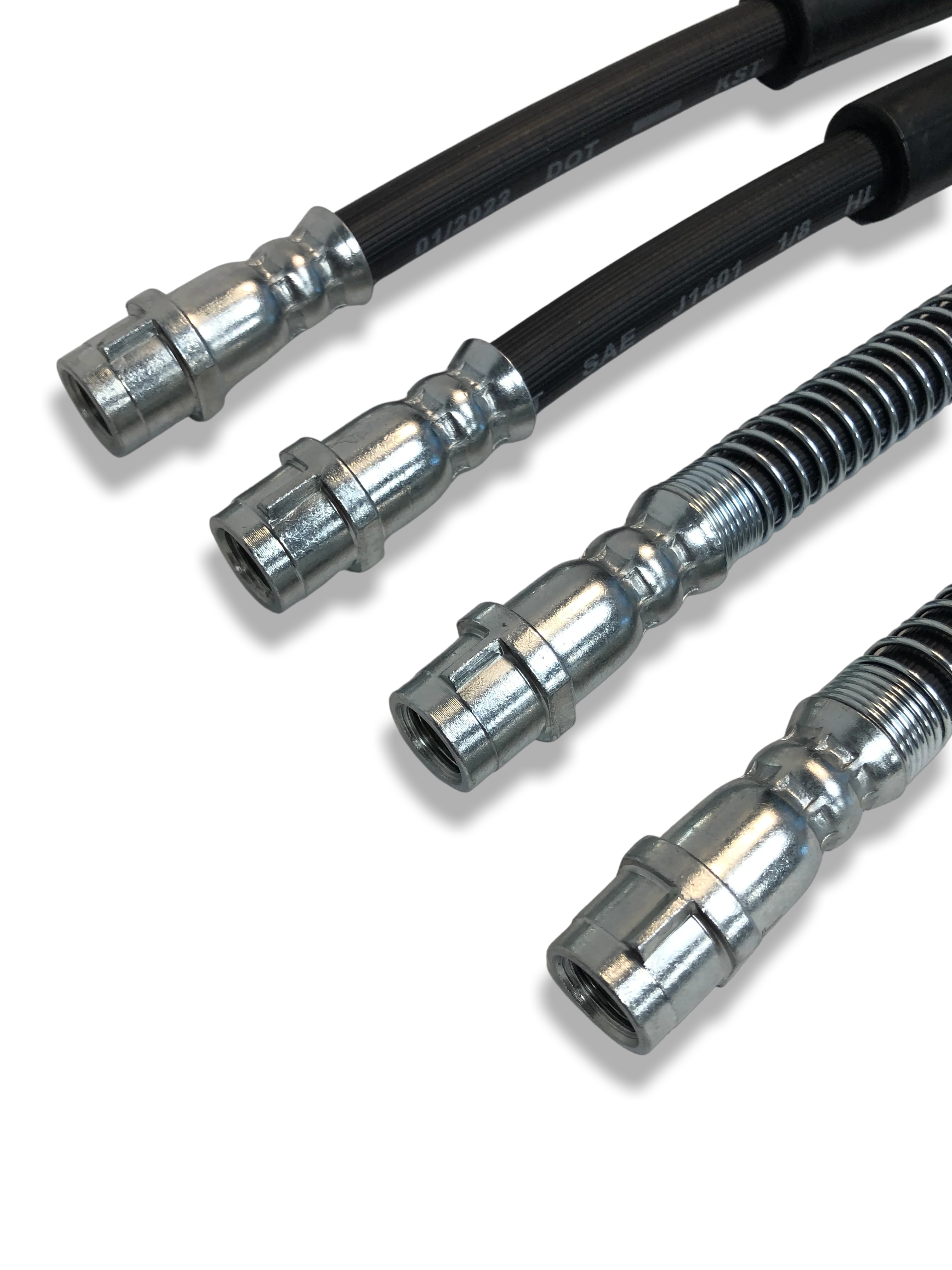 PMB Performance DirectFit Rubber Brake Lines - Set of 4 - 2017-Present Porsche 991/GT3 - Image 3