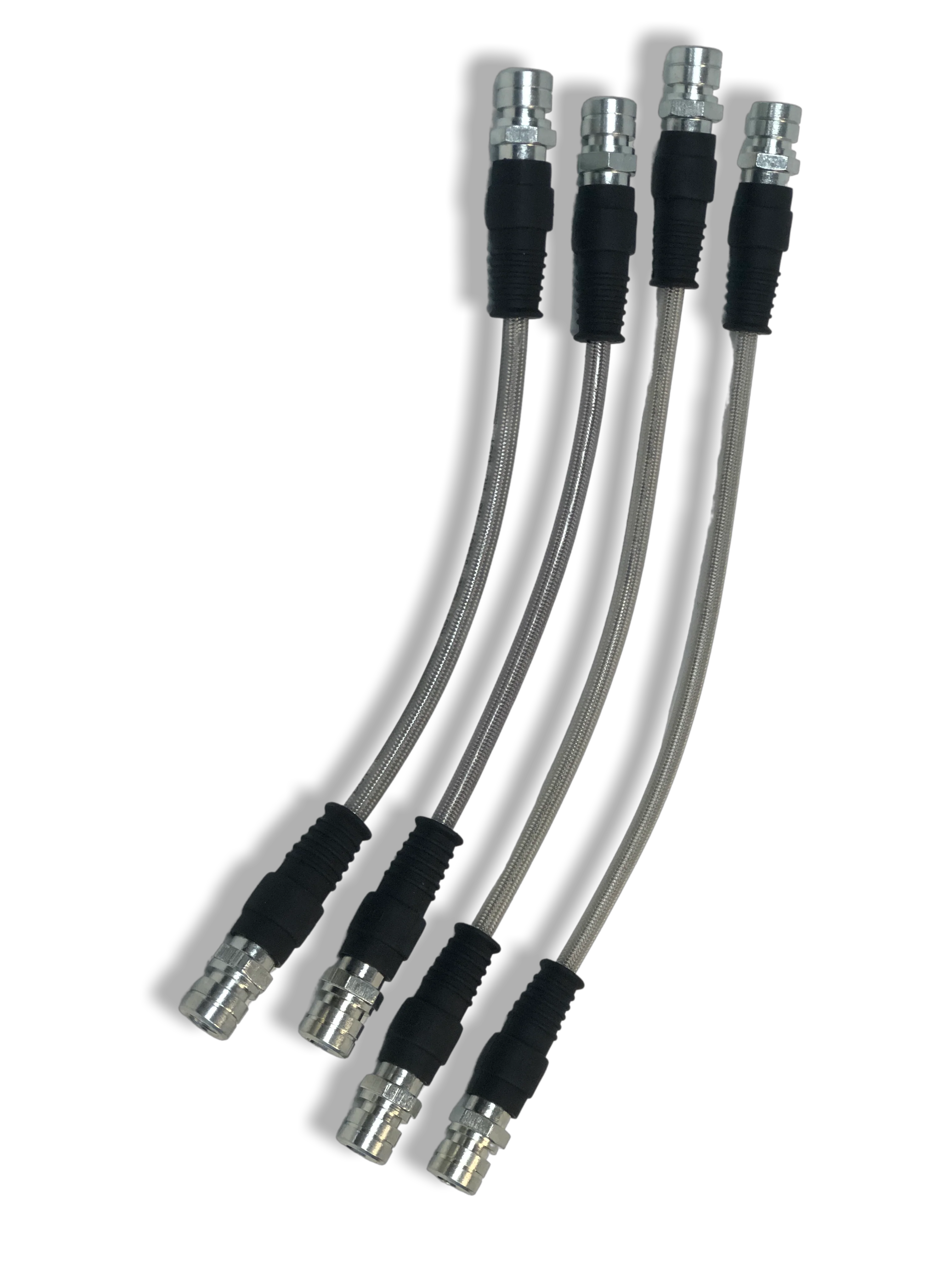PMB Performance DirectFit Stainless-Steel Brake Lines - Set of 4 - 1973-76 Porsche 914-4