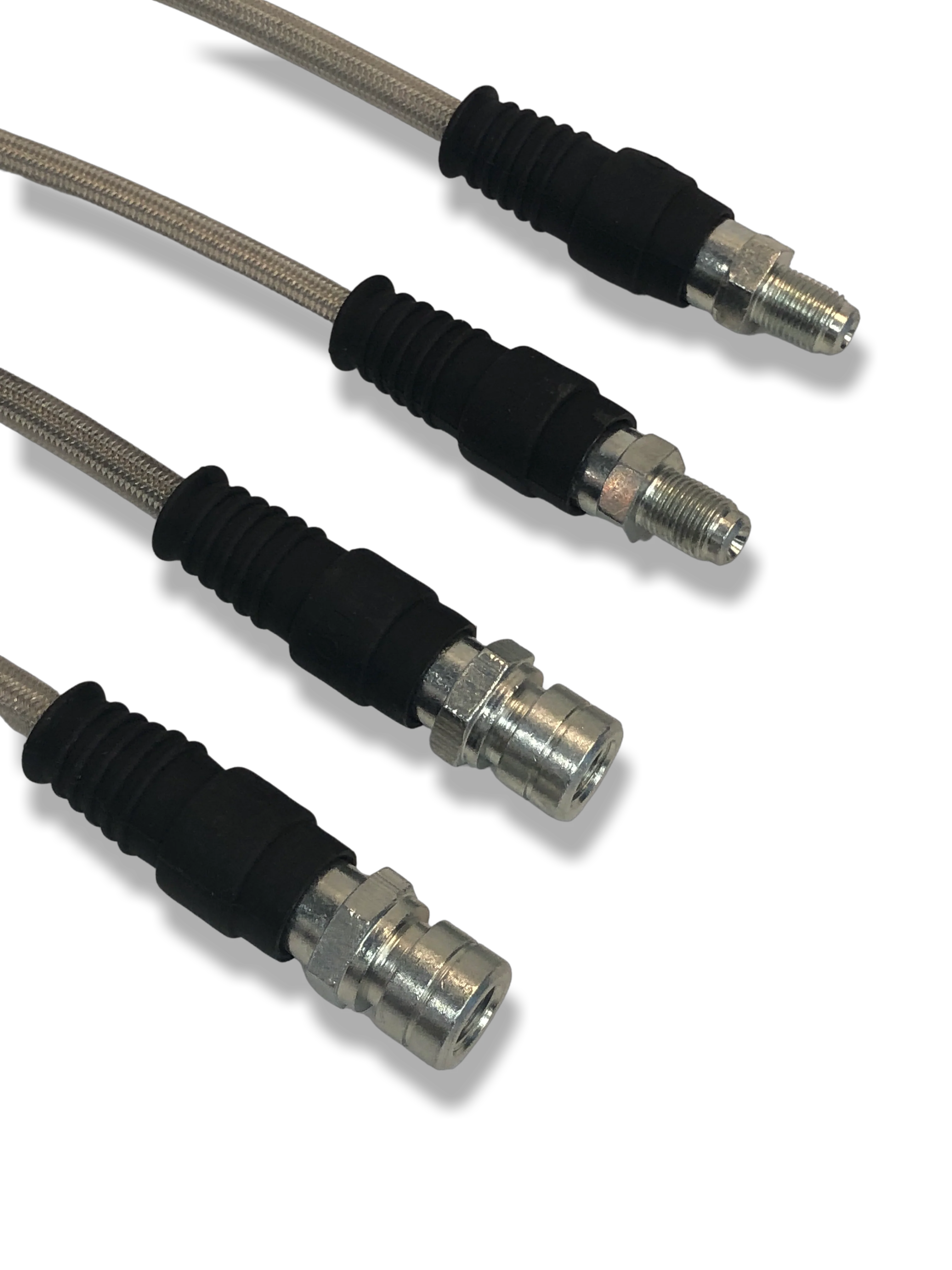 PMB Performance DirectFit Stainless-Steel Brake Lines - Set of 4 - 1976-89Porsche 924/944 - Image 4