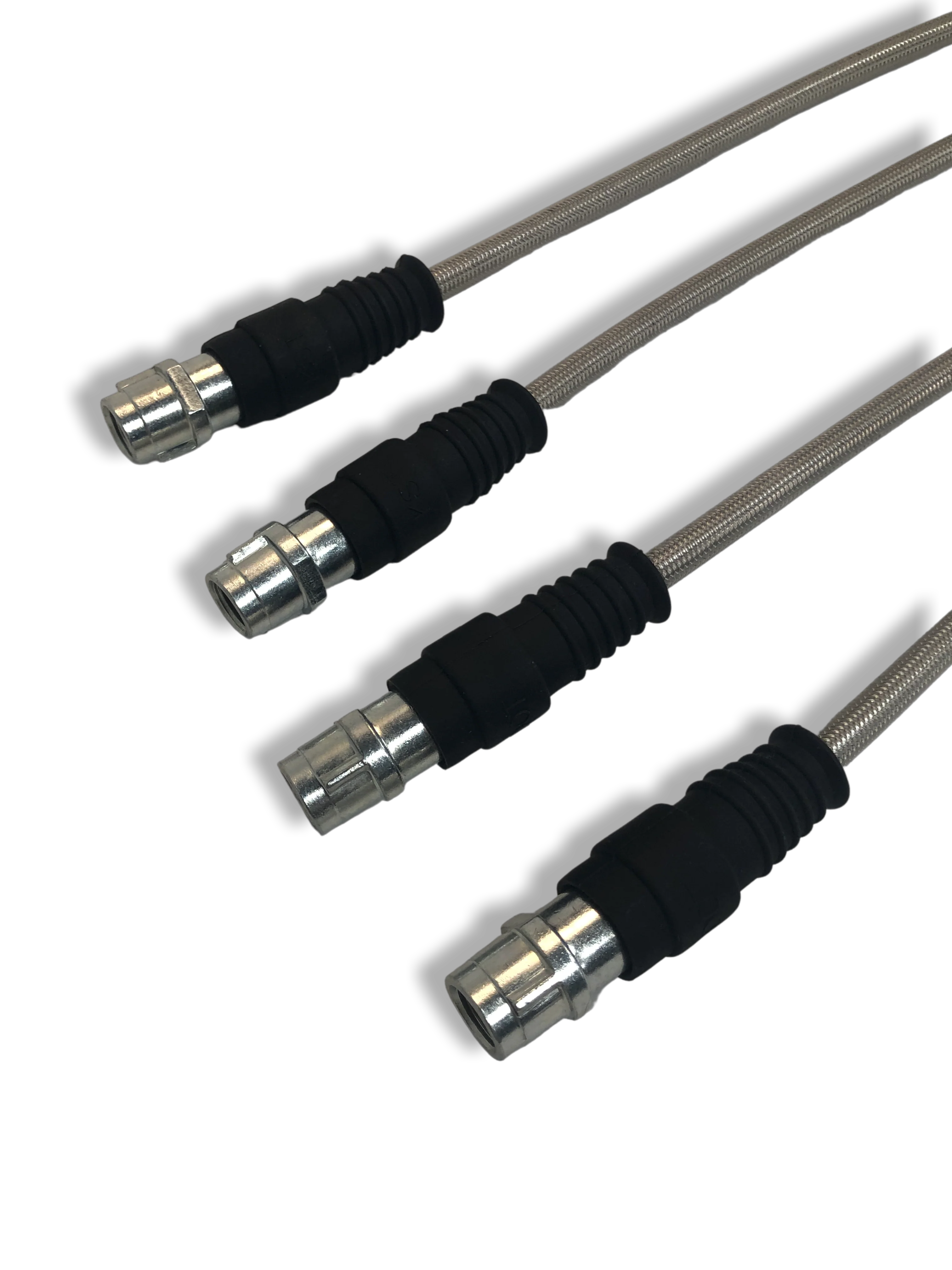 PMB Performance DirectFit Stainless-Steel Brake Lines - Set of 4 - 1997-04 Porsche Boxster - Image 3